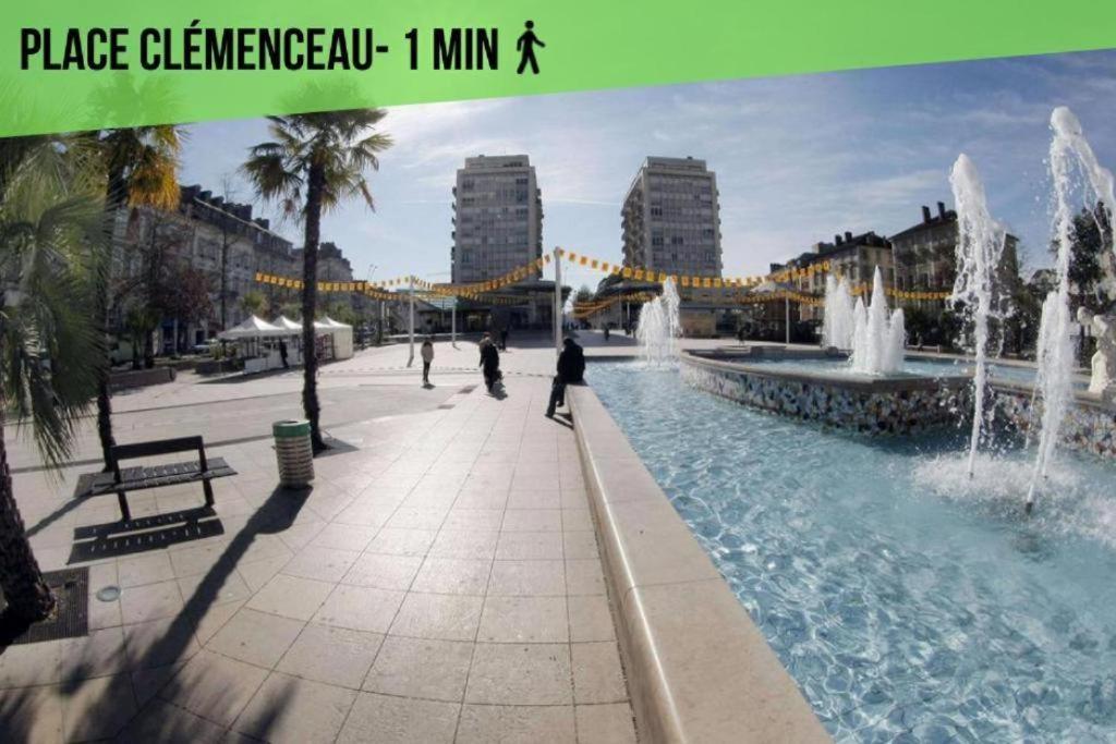 Apartament Le Gambetta T2 Cosy Hypercentre Wifi Fibre Avec Parking Pau Zewnętrze zdjęcie