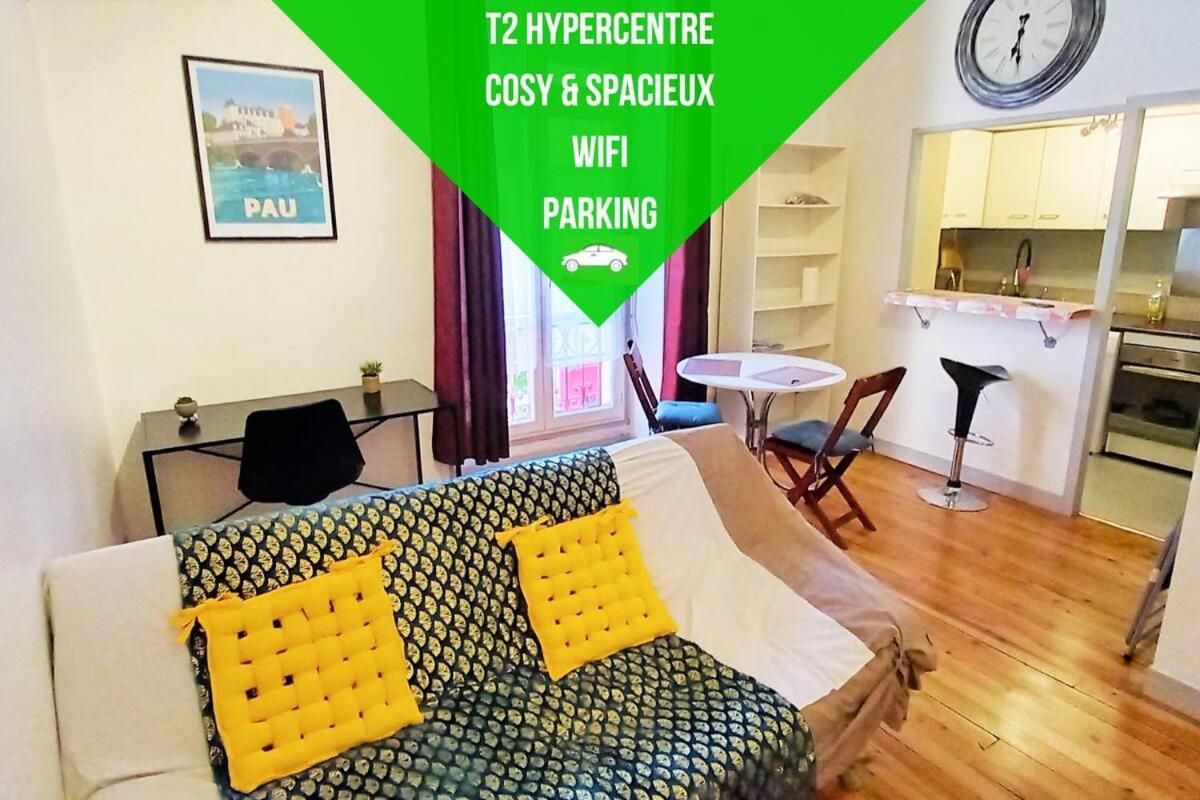 Apartament Le Gambetta T2 Cosy Hypercentre Wifi Fibre Avec Parking Pau Zewnętrze zdjęcie